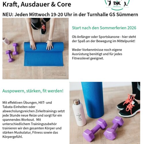 Mehr Power. Mehr Fitness. Mehr Spaß! 💪🔥 
Unser neuer PowerFit-Kurs verbindet Kraft, Ausdauer & Core mit...